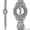 Женские серебряные часы с марказитами #443956