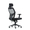 Кресло FB K-128 для персонала черная ткань черная сетка,  газлифт 3кл #1721113